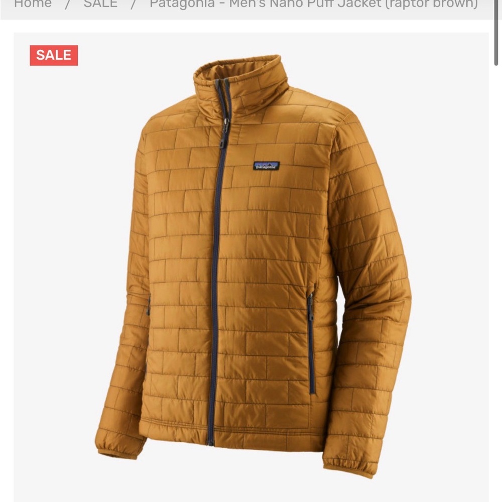 Patagonia Men's Nano Puff Jacket - Raptor Brown